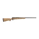 HOWA M1500 HS Precision 6.5 PRC 3rd Bolt Rifle w/ Threaded Barrel - Tan / Black Webbing - Howa