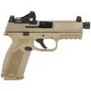 FN AMERICA 509 Tactical 9mm 4.5" 10rd Pistol w/ Threaded Barrel & Vortex Viper Red Dot | FDE - FN America / FN Herstal