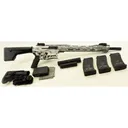 TYPHOON DEFENSE F12 12Ga White Distressed w/Long Forend - Typhoon Defense