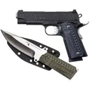 MAGNUM RESEARCH 1911 9mm "C" 4.33" Bull Carbon Black w/KNIFE1911 - Magnum Research