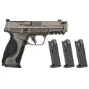 SMITH & WESSON M&P 9 Metal Carry Comp 9mm 4.3" 17rd - OD Green & FDE - Smith and Wesson