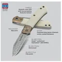 BENCHMADE Gold Class 318-181 Proper Ivory G-10 - Benchmade