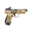 CANIK TP9SF Elite Combat 9mm 4.73" 18rd - FDE - Canik