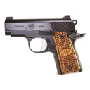KIMBER Micro RAPTOR 380ACP 2.75" 6rd Pistol w/ Night Sights - Black / Zebrawood Grips - Kimber