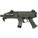CZ-USA Scorpion EVO 3 S1 9mm 7.7" 20rd Pistol w/ Threaded Barrel - OD Green / Black - CZ USA