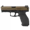 HK USA VP9 9mm 4.09" 17rd Pistol w/ Night Sights - Black / Burnt Bronze - Heckler & Koch