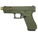 GLOCK G45 G5 Custom 9mm 4.6" 17rd Optic Ready Pistol + Threaded Zaffari Gold Precision Barrel | ODG - Glock