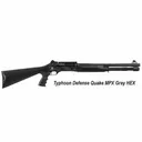TYPHOON DEFENSE Quake MPX 12 Gauge 3" 18.5" 5rd Semi-Auto Shotgun - Black - Typhoon Defense