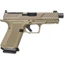 SHADOW SYSTEMS MR920 Combat 9mm 4.5" 10+1 Optic Ready Pistol w/ Threaded Barrel & Night Sights - FDE - Shadow Systems