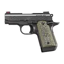 KIMBER Micro 9 KHX 9mm 3.15" 7rd Pistol w/ Fiber Optic Sights - Black w/ G10 Hogue Grips - Kimber