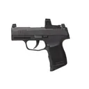 SIG SAUER P365 380 ACP 3.1" 10rd Pistol w/ RomeoZero Elite Red Dot & Siglite Night Sights - Black - Sig Sauer