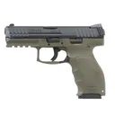 HK USA VP9 9mm 4.09" 10rd Pistol - Black / Green - Heckler & Koch