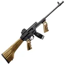 POF Roaring Rebel 22 LR 14.5" (Pinned to 16") 30rd Semi-Auto Rifle - Black / Wood Laminate - Pof-Usa
