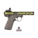RUGER Mark IV 22/45 Lite 22LR 4.4" 10+1 Pistol w/ Riton Red Dot & Threaded Barrel - Green Anodized - Ruger