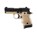 SIG SAUER P938 Combat Micro-Compact FDE 9mm 3" Black 7rd - Sig Sauer