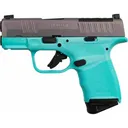 SPRINGFIELD ARMORY Hellcat 3" 9mm Robin's Egg Blue/Stainless 13rd - Springfield Armory