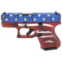 GLOCK G26 G5 Sub-Compact 9mm 3.43" 10rd Pistol - Red / White / Blue - Glock
