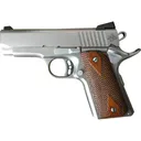 ROCK ISLAND M1911 CS 45 ACP 3.6" 7rd Pistol - Stainless / Wood Grips - Rock Island Armory