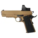 EAA Girsan MC1911C Commander 45 ACP 4.4" 8rd Pistol w/ Red Dot - FDE - European American Armory / EAA Corp
