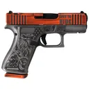 GLOCK G43X MOS 9mm Motorcycle Live to Ride 3.4" 15rd - Orange / Black - Glock