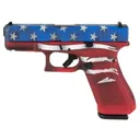 GLOCK G45 9mm 4.02" 17rd Pistol | Red, White & Blue Battleworn US Flag - Glock