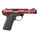 RUGER MKIV 22/45 Lite 22 LR 4.40" Red Anodized 10rd - Ruger