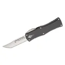 MICROTECH Signature Series Hera OTF Auto Knife 3.125" Hellhound Tanto Blade | Black Aluminum - Microtech