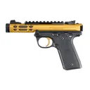 RUGER Mark IV 22/45 Lite 22 LR 4.4" 10rd Pistol w/ Threaded Barrel - Gold / Black - Ruger