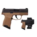 SIG SAUER P365 9mm 3.1" 10rd Optic Ready Pistol w/ XRAY3 Night Sights & Holster | FDE - Sig Sauer