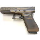 GLOCK G17 G3 9mm 4.49" 17rd Semi-Auto Pistol - Coyote Battle Worn Flag Cerakote - Glock