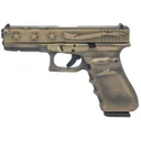 GLOCK G17 9mm 4.49" 17rd Semi-Auto Pistol - Coyote Battle Worn Flag Cerakote - Glock