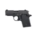 SIG SAUER P938 9mm 3" NIitron Blk Contrast Sights Poly 6rd - Sig Sauer