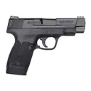 SMITH & WESSON 45 Shield M2.0 45 ACP 4" 6rd/7rd Pistol w/ Fiber Optic Sights - Black - Smith & Wesson