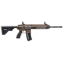 HK USA 416 22 LR 16.1" 20rd Semi-Auto Rifle w/ Flip Up Sights | FDE - Hk Usa
