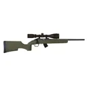 HOWA M1100 Rimfire 22 LR 18" 10rd Bolt Rifle w/ Scope - Green Tactical Varmint Stock - Howa