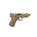 GLOCK G44 22LR 4.02" 10rd Pistol w/ Threaded Barrel & Fiber Optic Sights | Burnt Bronze - Glock