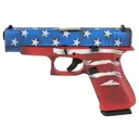 GLOCK G48 9mm 4.17" 10rd Pistol | Red, White, & Blue Flag Skydas - Glock