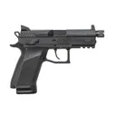 CZ-USA P-07 Duty 9mm 4.5" 17rd Pistol w/ Threaded Barrel & Suppressor Sights - Black - Cz-Usa