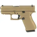 GLOCK G43X Striker Fired 9mm 3.41" 10rd - Burnt Bronze w/ Fixed Sights - Glock