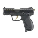 RUGER SR22 22LR 3.5" 10rd Pistol w/ Gold PVD Barrel & Trigger | Black - Ruger
