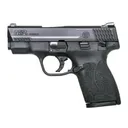 SMITH & WESSON M&P Shield 45ACP 3.3" 7rd Pistol w/ Manual Thumb Safety - MA Compliant - Black - Smith & Wesson