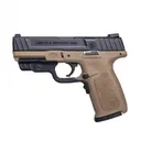 SMITH & WESSON SD 9mm 4" 16rd Pistol w/ Crimson Trace Red Laserguard - FDE / Black - Smith & Wesson