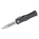 MICROTECH KNIFE Hera OTF AUTO Knife 3.125" Stonewashed Plain/Serrated Double Edge Dagger Blade - - Microtech