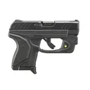 RUGER LCP II 380 ACP 2.8" 6rd Pistol w/ Viridian Green Laser - Black - Ruger