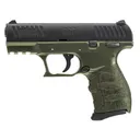 WALTHER ARMS CCP 9mm 3.54" Black Cerakote 8rd OD Green Poly - Walther Arms
