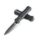 BENCHMADE Pagan 3.96" Double-Edge Spear Point Coated Plain - Benchmade