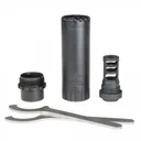 YANKEE HILL MACHINE COMPANY TURBO K 5.5" Rifle Silencer / Suppressor (Includes Muzzle Brake) - Black - Yankee Hill Machine