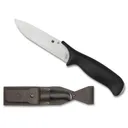 SPYDERCO Zoomer G-10 Black CPM20CV Plain Edge - Spyderco