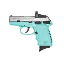 SCCY INDUSTRIES CPX-1 9mm 3.1" 10rd Pistol w/ Crimson Trace CTS1500 Red Dot - Stainless | Robins Egg - Sccy Industries