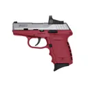 SCCY INDUSTRIES CPX-2 9mm 3.1" 10rd Pistol w/ Crimson Trace Red Dot - Red / Stainless - Sccy Industries
